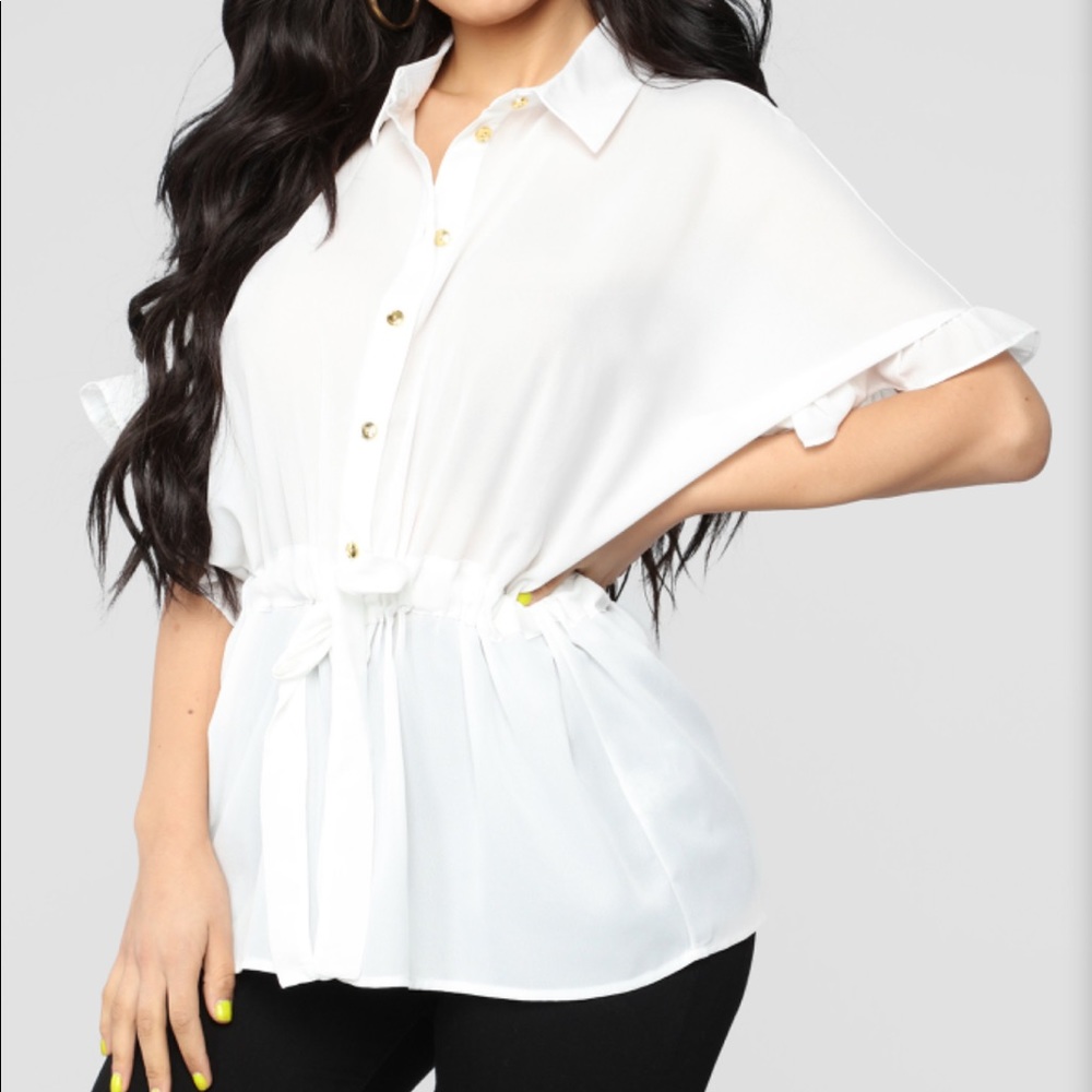 Fashion Nova Ivory top